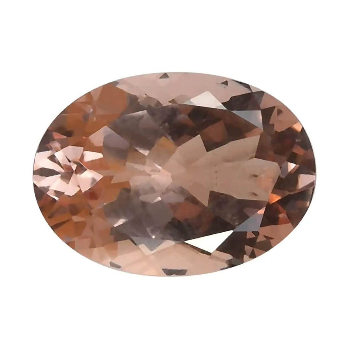 Certified &amp; Appraised 5 Ct. AAAA Marropino Morganite Loose Gemstone in Oval Shape (14x10 MM) 7740399 0