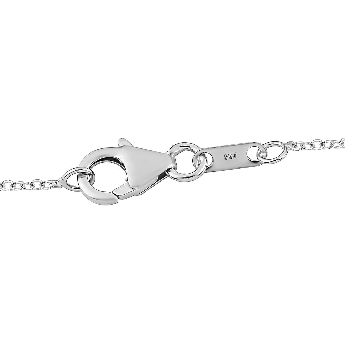 Morganite Colour Quartz &amp; African Ruby Pendant with Chain (Size 20) in Platinum Overlay Sterling Silver 4.50 Ct 4261189 5