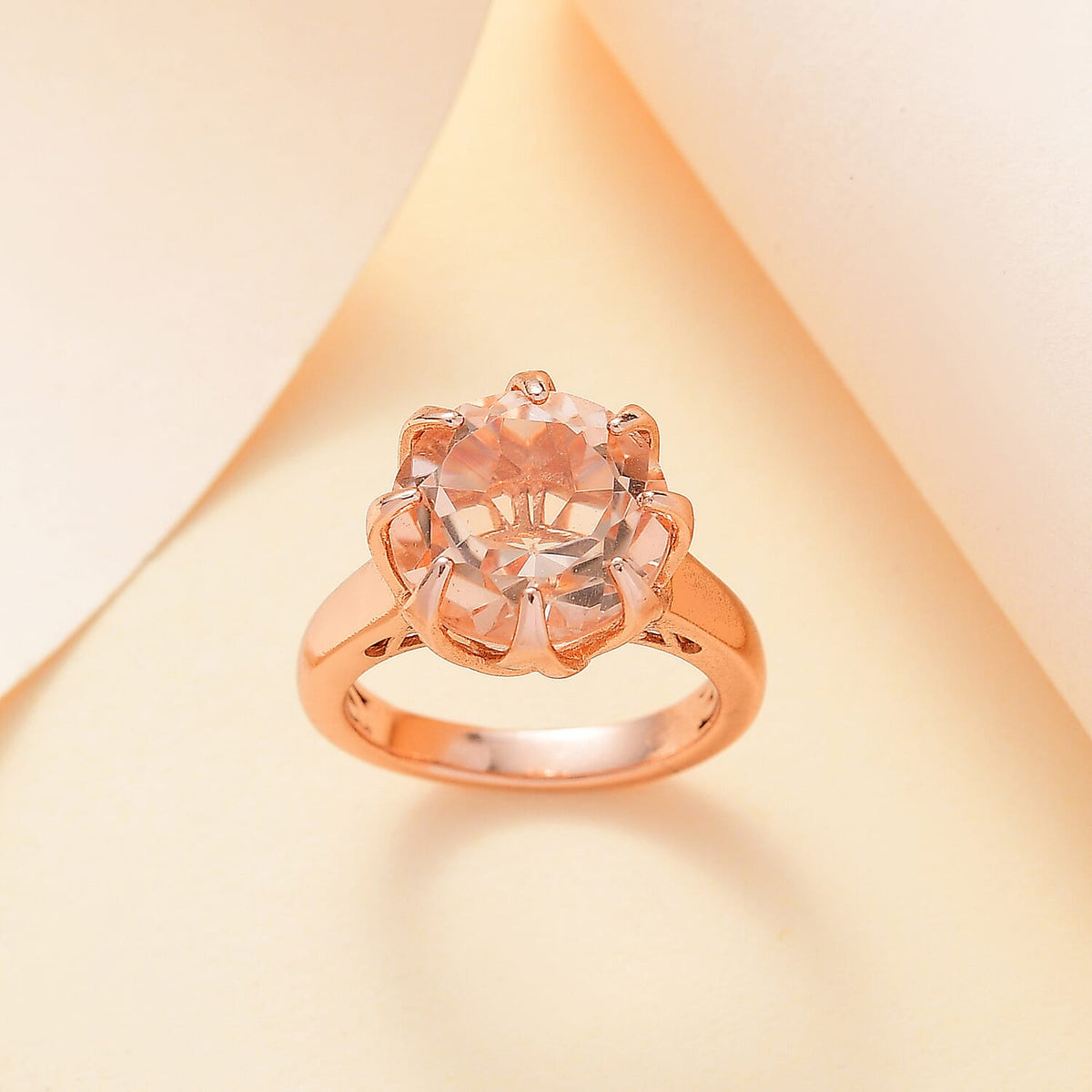 Morganite Triplet Quartz Ring 6.871  Ct. 7859122 2