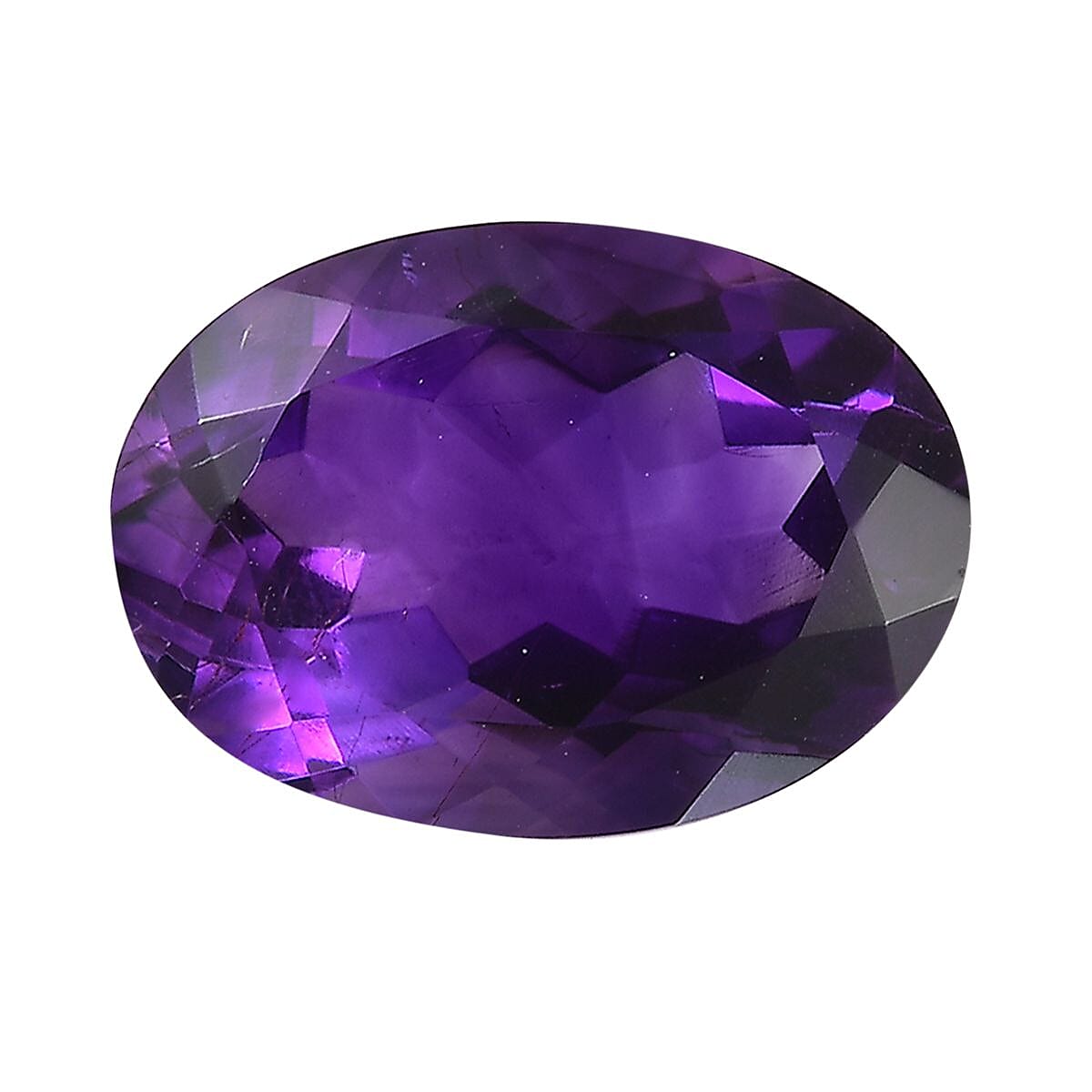 Moroccan Amethyst Loose Gemstone in Oval Shape (14x10 mm) 7850543 0