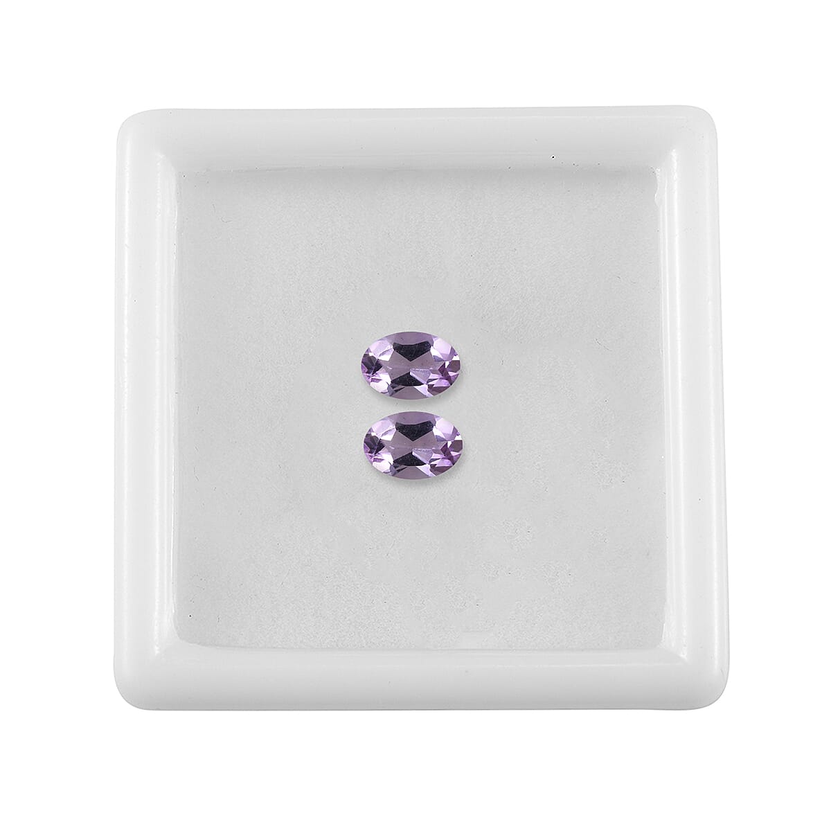 Set of 2 Moroccan Amethyst Loose Gemstones in Oval Shape (6x4mm) 7827399 4