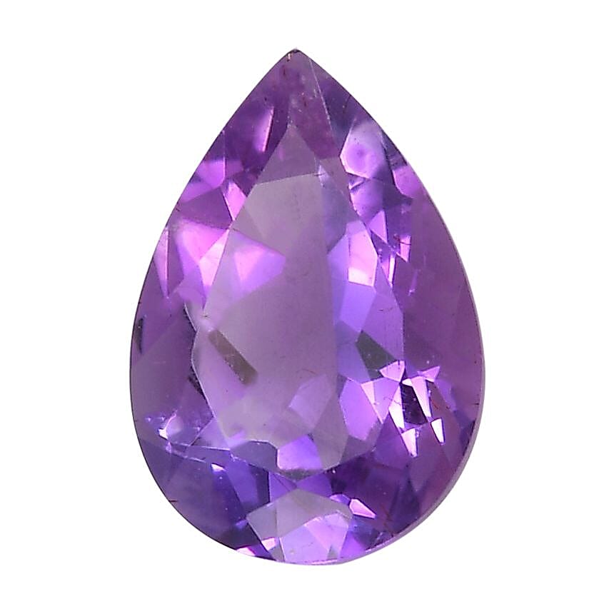 A Moroccan Amethyst Loose Gemstone in Pear Shape (10x7mm) 1.65 ct. 8024860 0