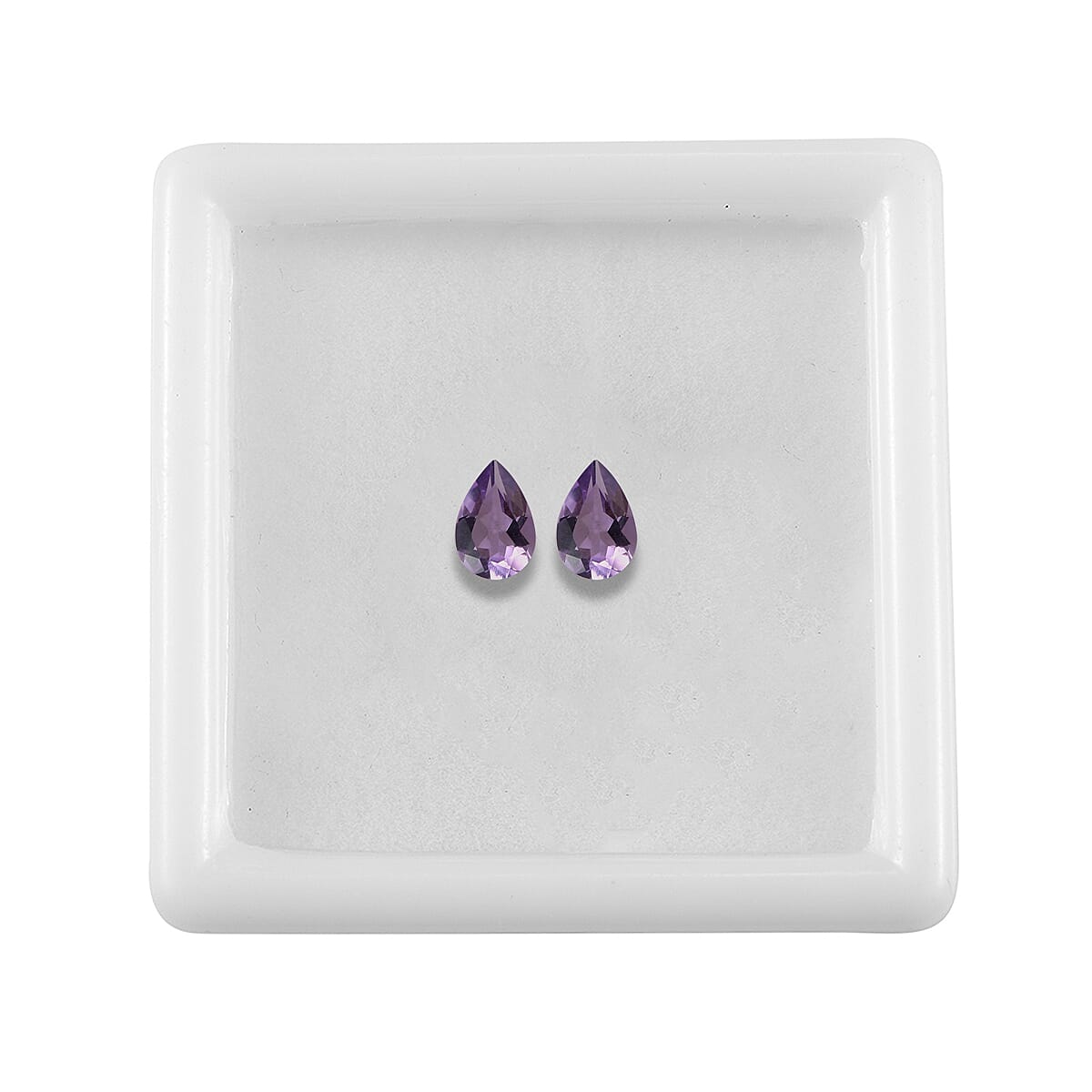 Set of 2 Moroccan Amethyst Loose Gemstones in Pear Shape (6x4mm) 7817230 4