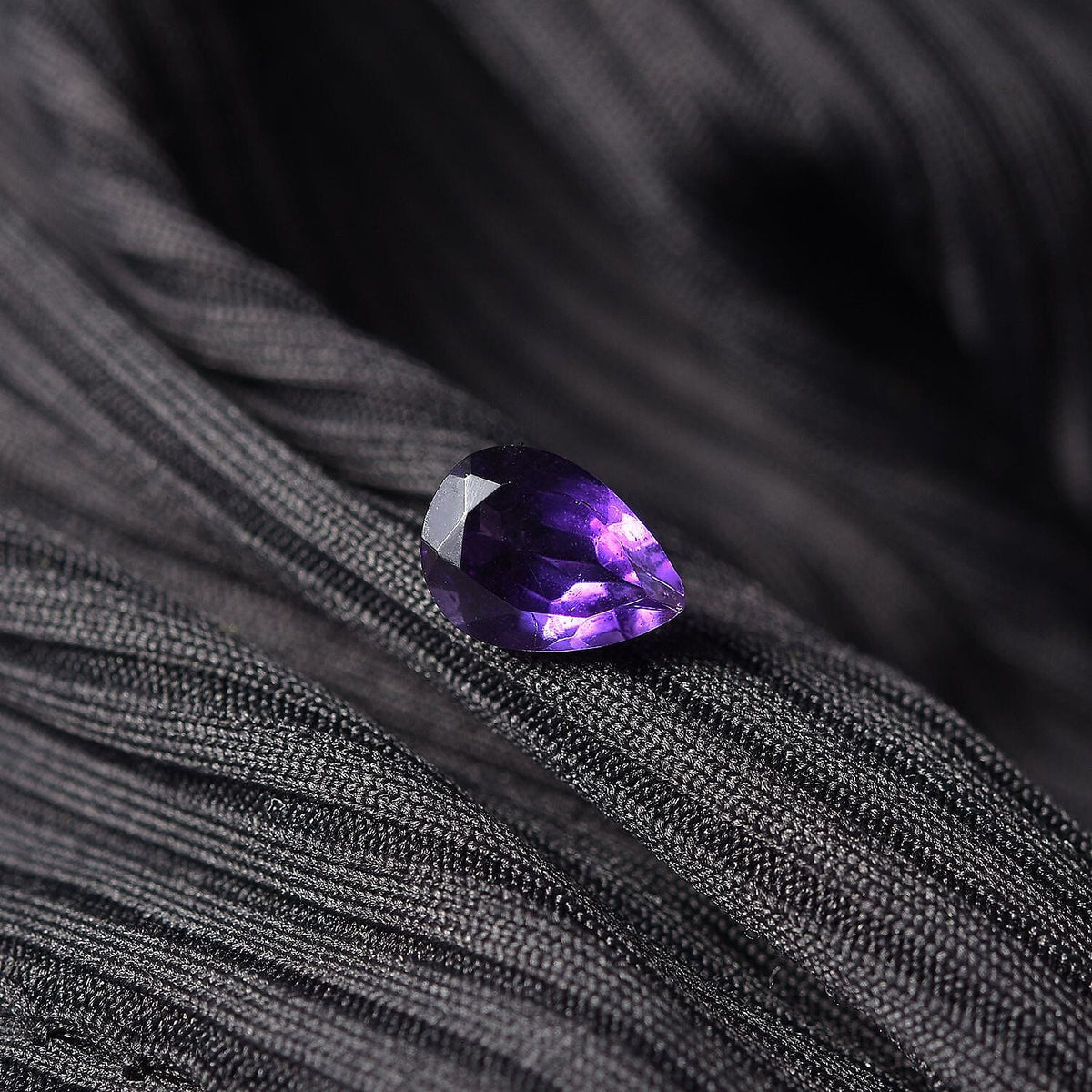 3A Moroccan Amethyst Loose Gemstone in Pear Shape (8x6mm) 0.95 ct. 8024861 1