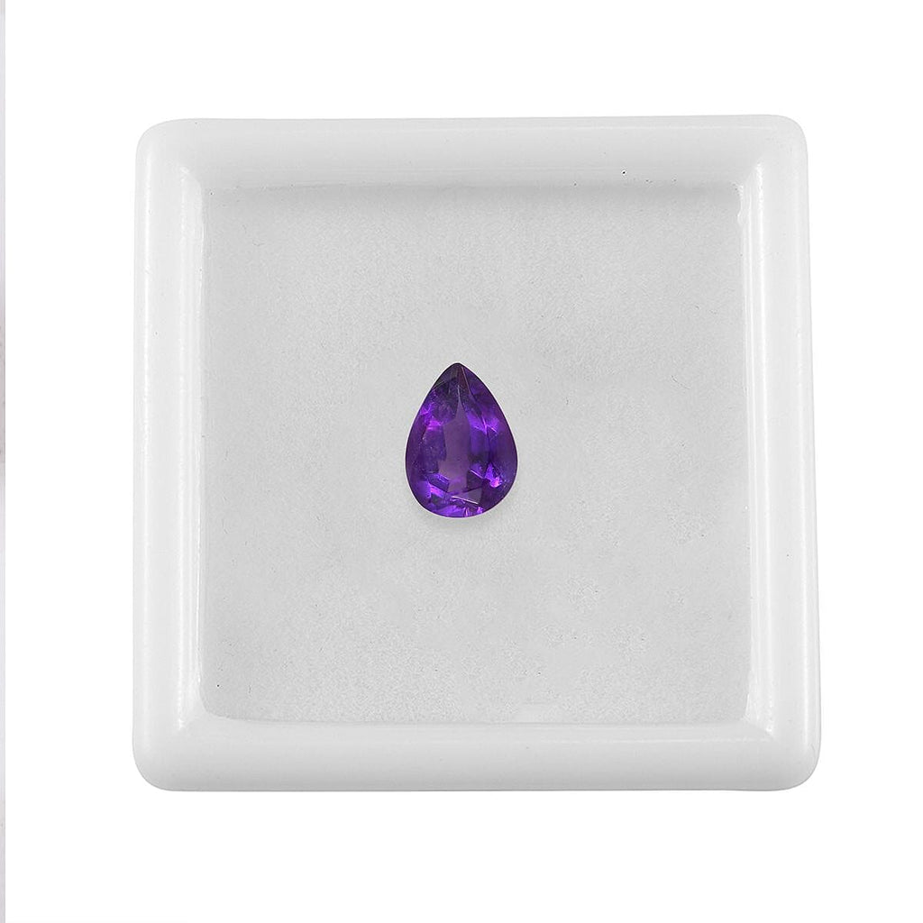 AAA Moroccan Amethyst Pear Shape Gemstone 0.95 Ct