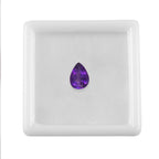 AAA Moroccan Amethyst Pear Shape Gemstone 0.95 Ct