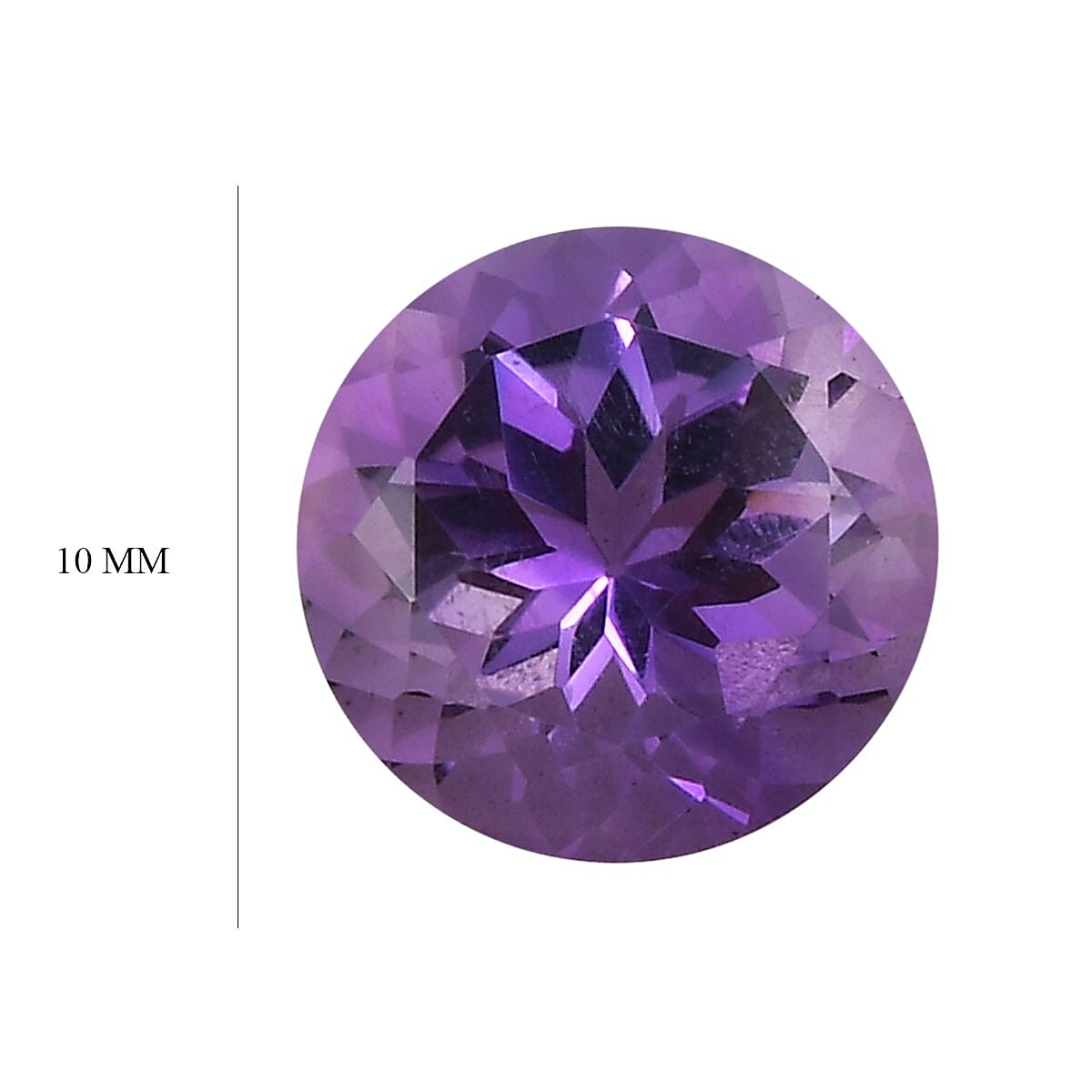 A Moroccan Amethyst Loose Gemstone in Round Shape (10mm) 3.45 ct. 8024862 4