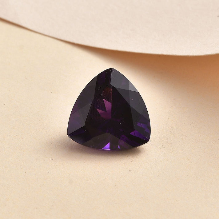 Moroccan Amethyst Loose Gemstone in Trillion Shape (12 mm) 7850537 2