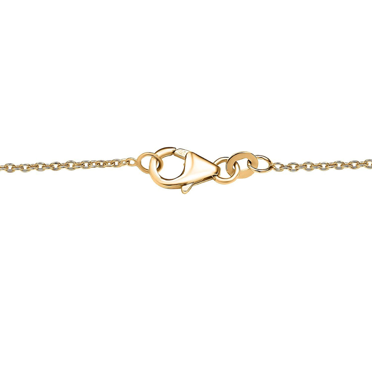 Natural Moroccan Amethyst &amp; White Zircon Blooming Elegance  Necklace (Size - 20) in 18K Vermeil Yellow Gold Plated Sterling Silver 1.08 Ct. 8165045 5