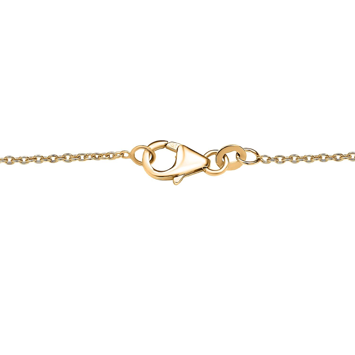 Natural Moroccan Amethyst &amp; White Zircon Blooming Elegance  Necklace (Size - 20) in 18K Vermeil Yellow Gold Plated Sterling Silver 1.08 Ct. 8165045 5