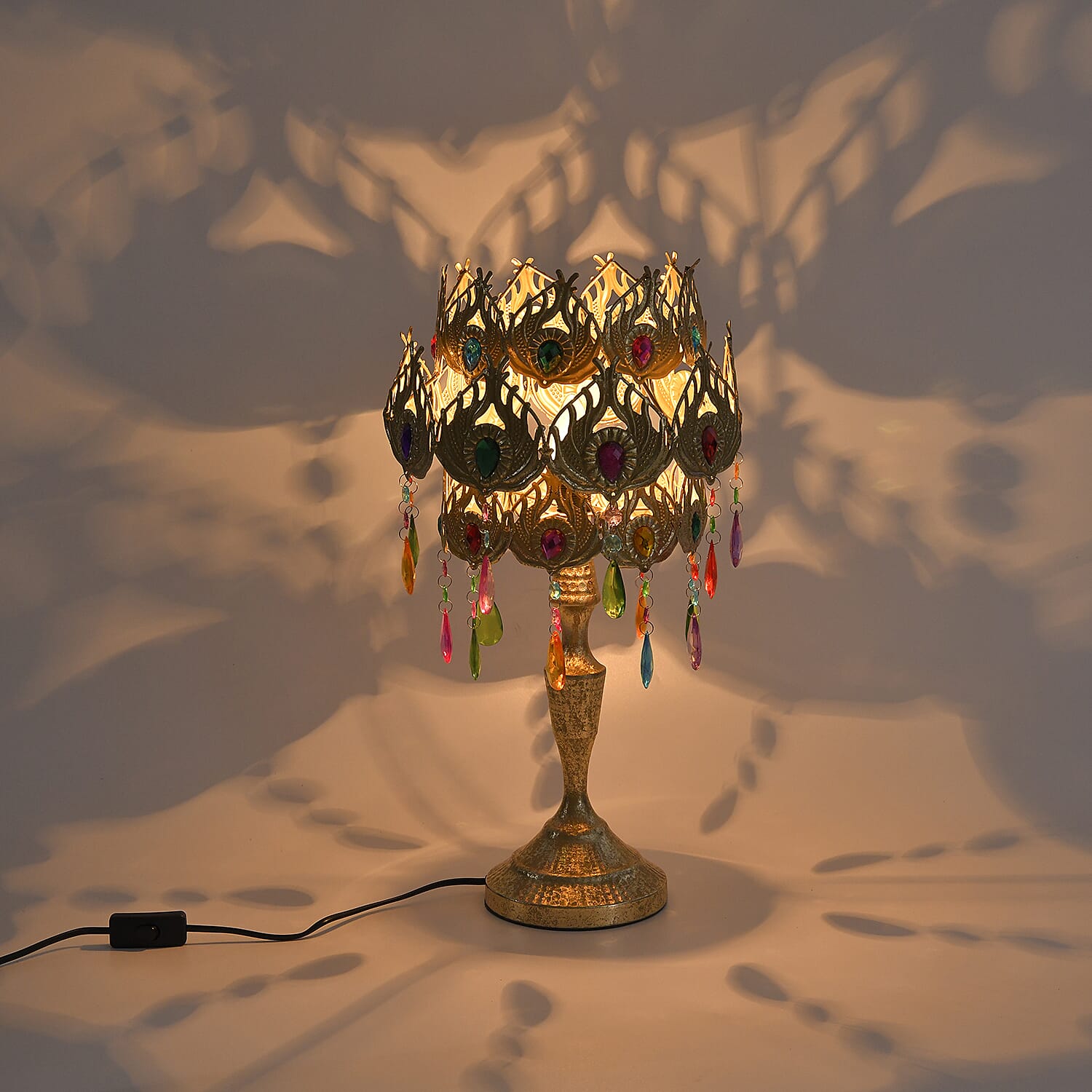 Table Lamp One Size- Multi Color &amp; Multicolor 7849025 12