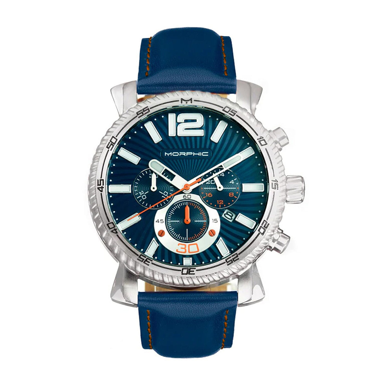 Morphic Japanese Mens Watch in Genuine Leather 7862532 0