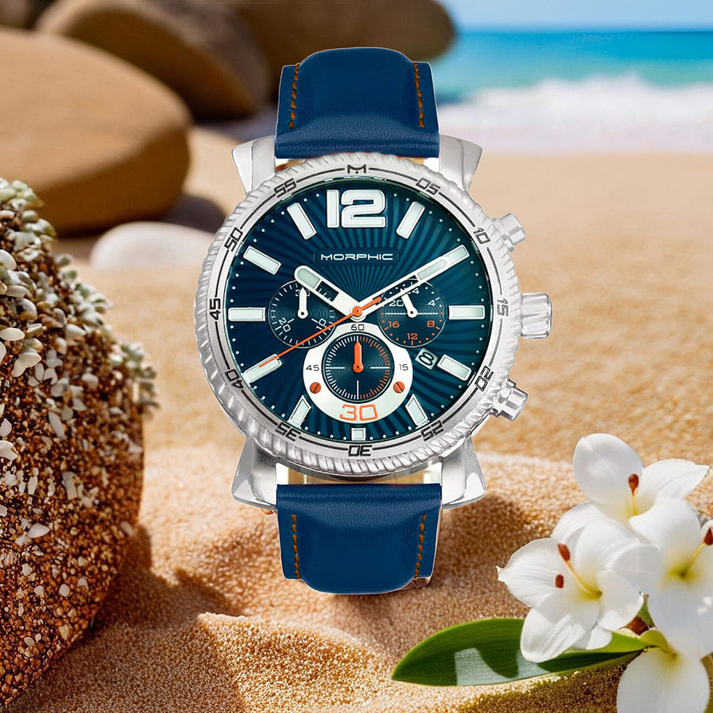 Morphic Japanese Mens Watch in Genuine Leather