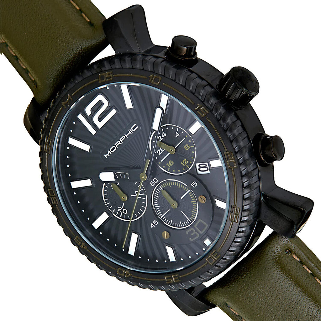Morphic Japanese Mens Watch in Genuine Leather