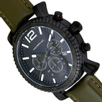 Morphic Japanese Mens Watch in Genuine Leather