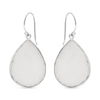 Mother Of Pearl Earring with Hook Sterling Silver, Silver Wt. 5.00 Gms.