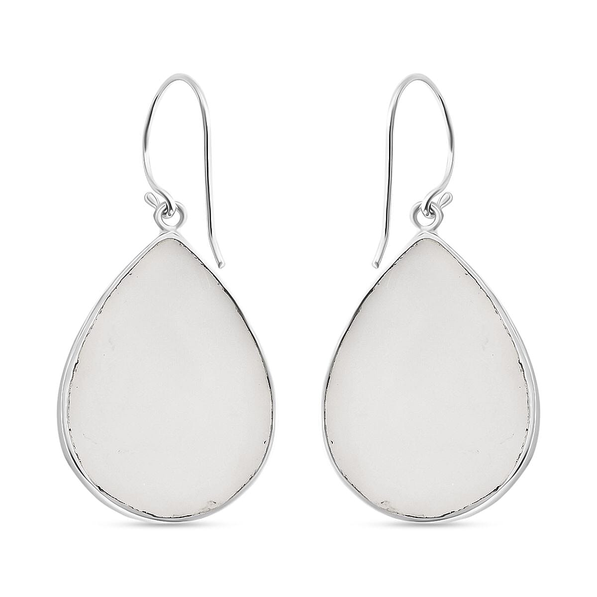 Mother Of Pearl Earring with Hook Sterling Silver, Silver Wt. 5.00 Gms. 8216701 3