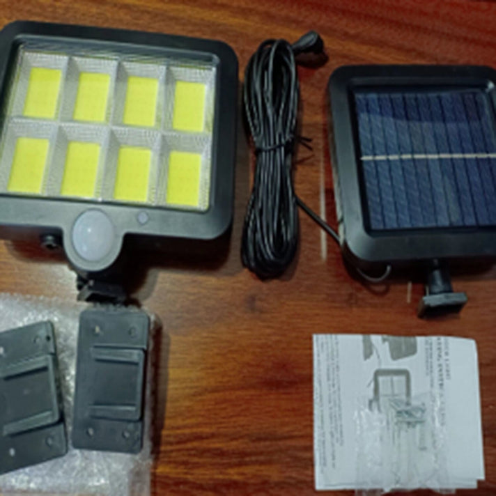 Solar-Powered Security Light with Remote and Motion Sensor 7858304 1