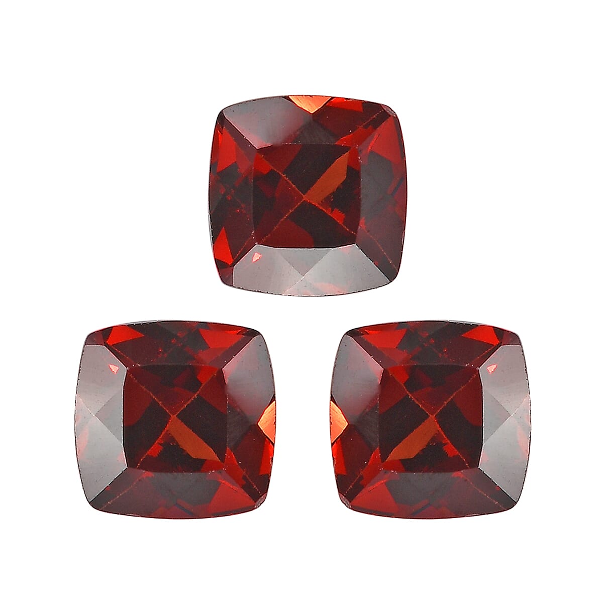 Set of 3 Mozambique Garnet Loose Gemstones in Cushion Shape 1.96 Ct. 8062268 0