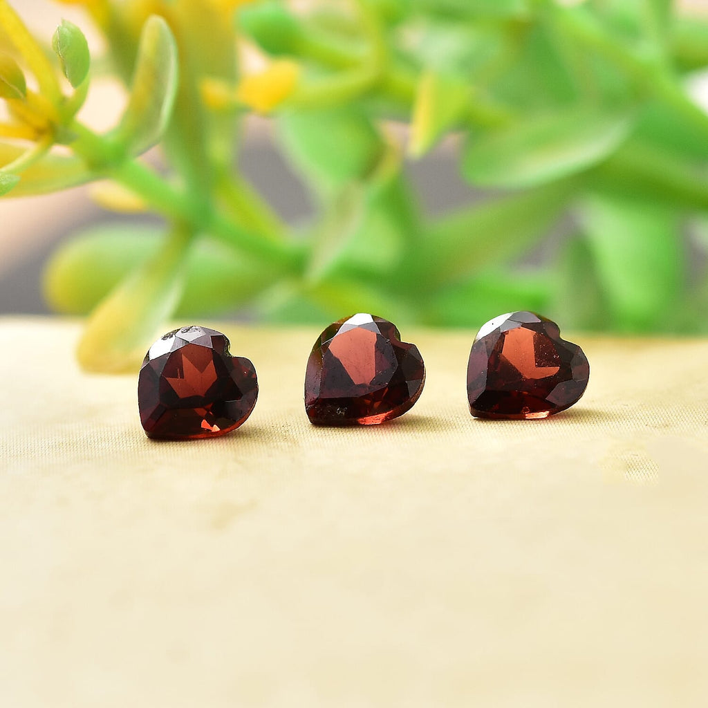Mozambique Garnet Heart Shape Gemstone 1.49 Ct.