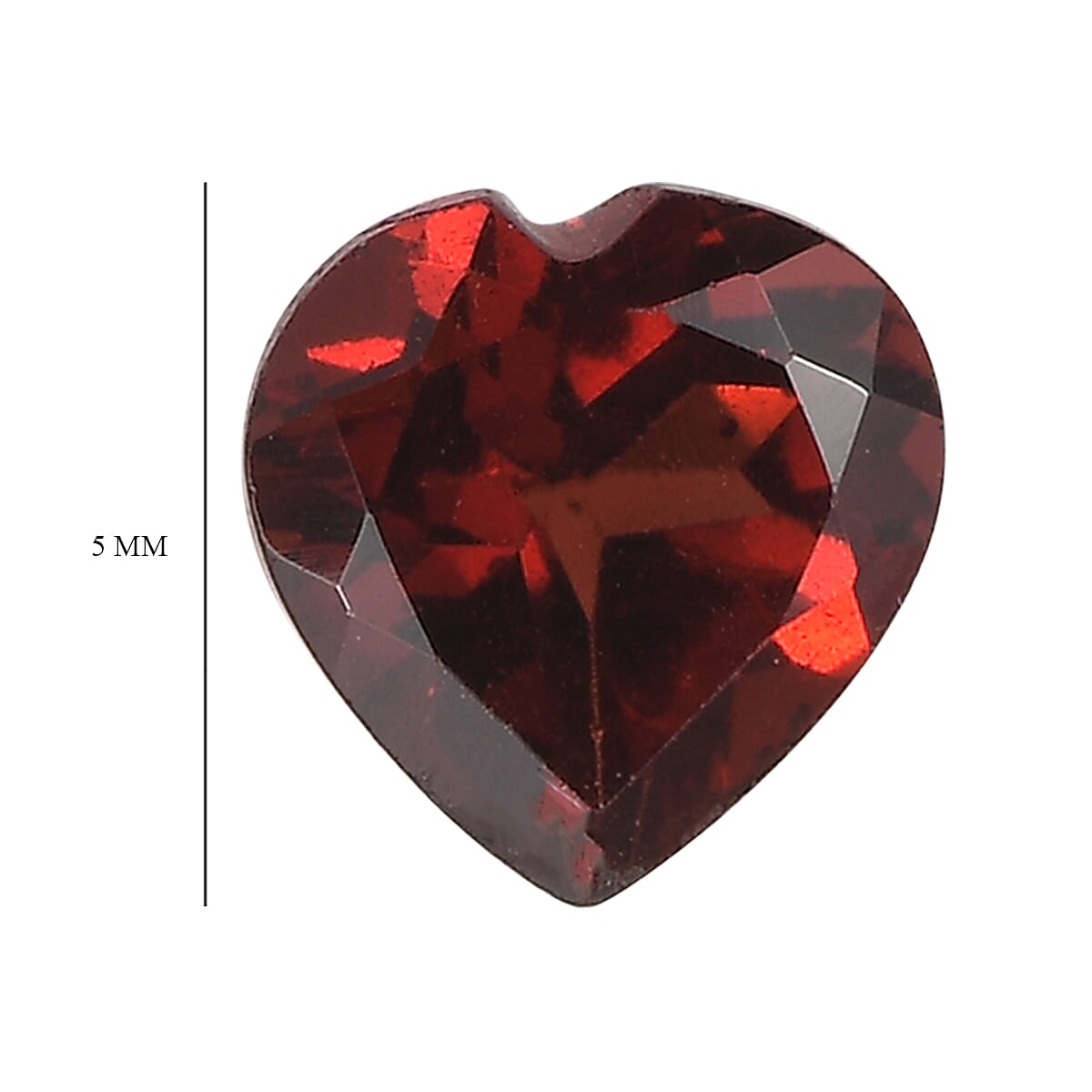 Set of 3 Mozambique Garnet Loose Gemstones in Heart Shape 1.49 Ct. 8062269 4