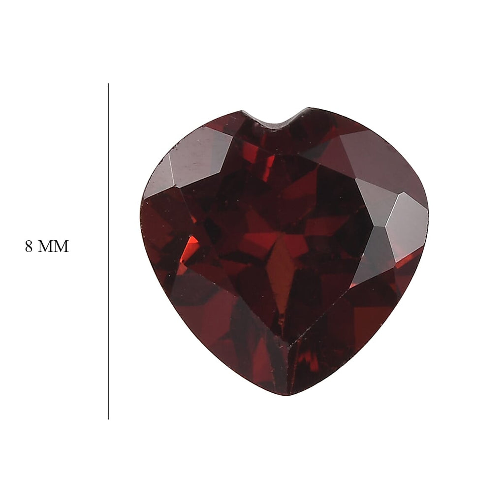 Mozambique Garnet Heart Shape Gemstone 1.75 Ct.