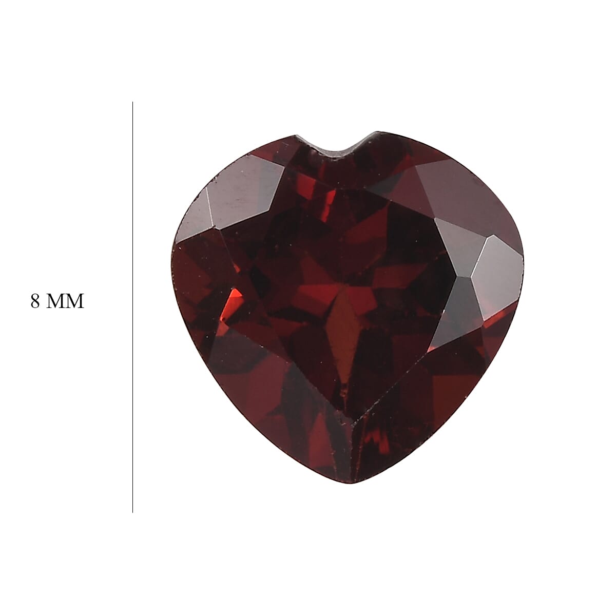 1.75 Ct. Mozambique Garnet Loose Gemstone in Heart Shape 8062270 4