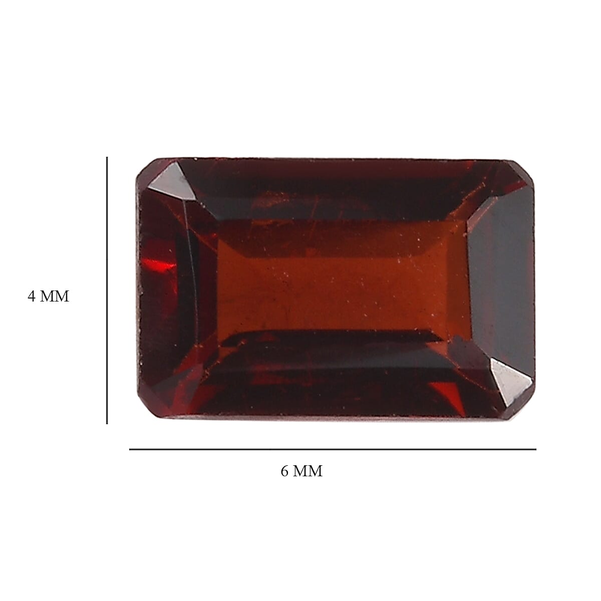 0.58 Ct. Mozambique Garnet Loose Gemstone in Octagon Shape 8062482 4