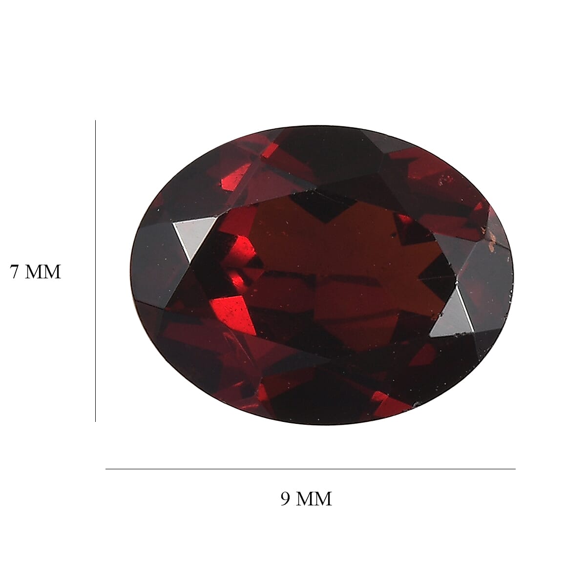 1.99 Ct. Mozambique Garnet Loose Gemstone in Oval Shape 8062274 4