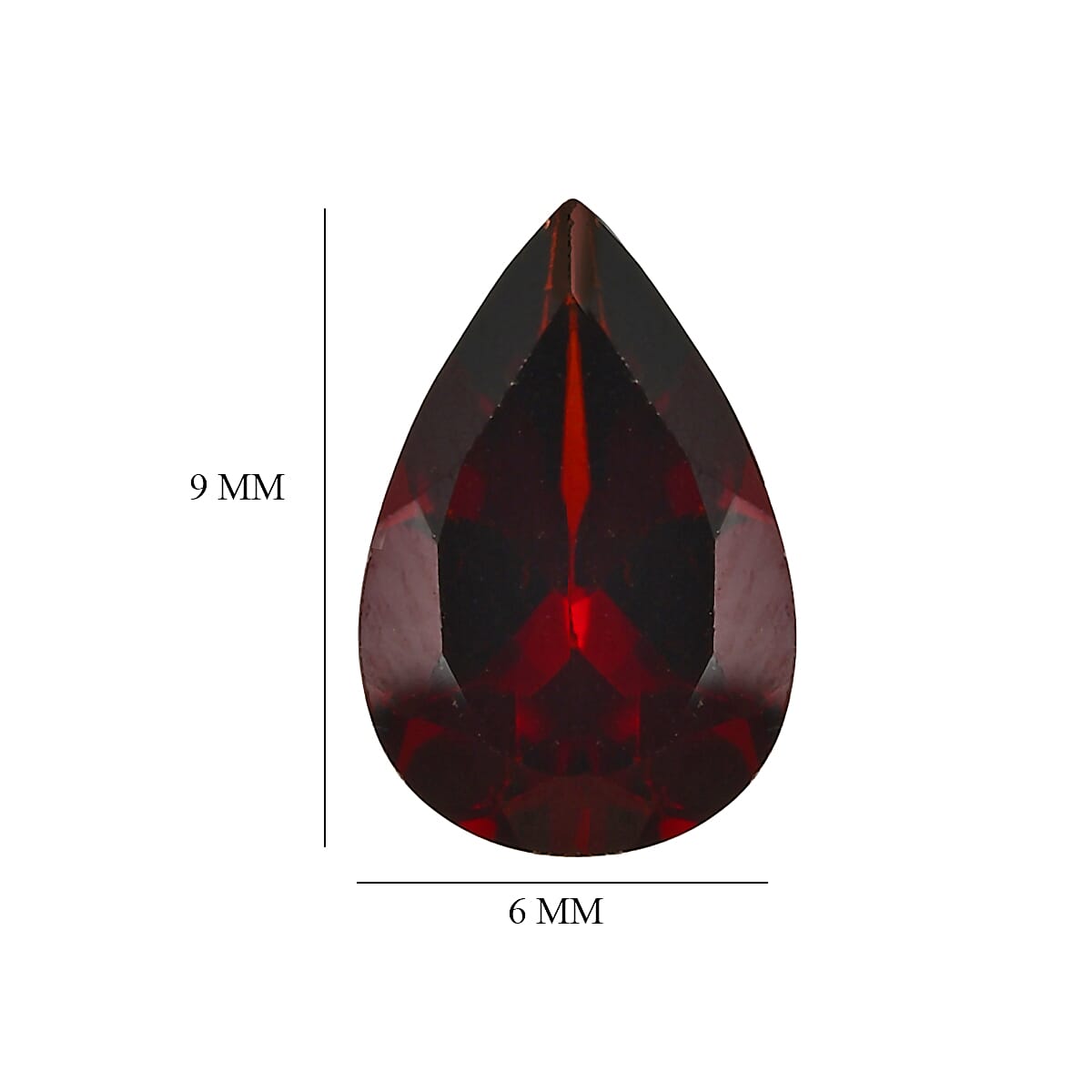 Mozambique Garnet Pear 9X6 mm Gemstone, 1.57 Ct 8511679 5