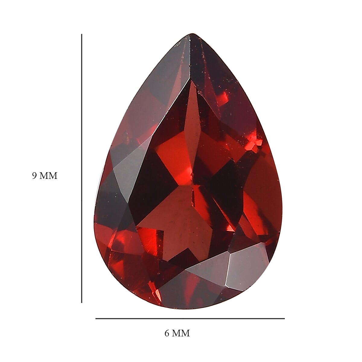 1.51 Ct. Mozambique Garnet Loose Gemstone in Pear Shape 8062279 4