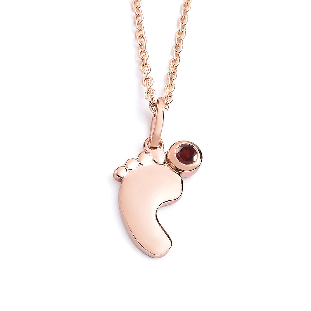 Mozambique Garnet Pendant with Chain (Size 22 With 2 Inch Extender) in Rose Gold Overlay Sterling Silver