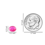Mozambique Ruby Oval 8x6 mm