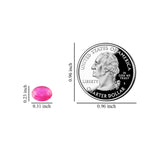 Mozambique Ruby Oval 8x6 mm
