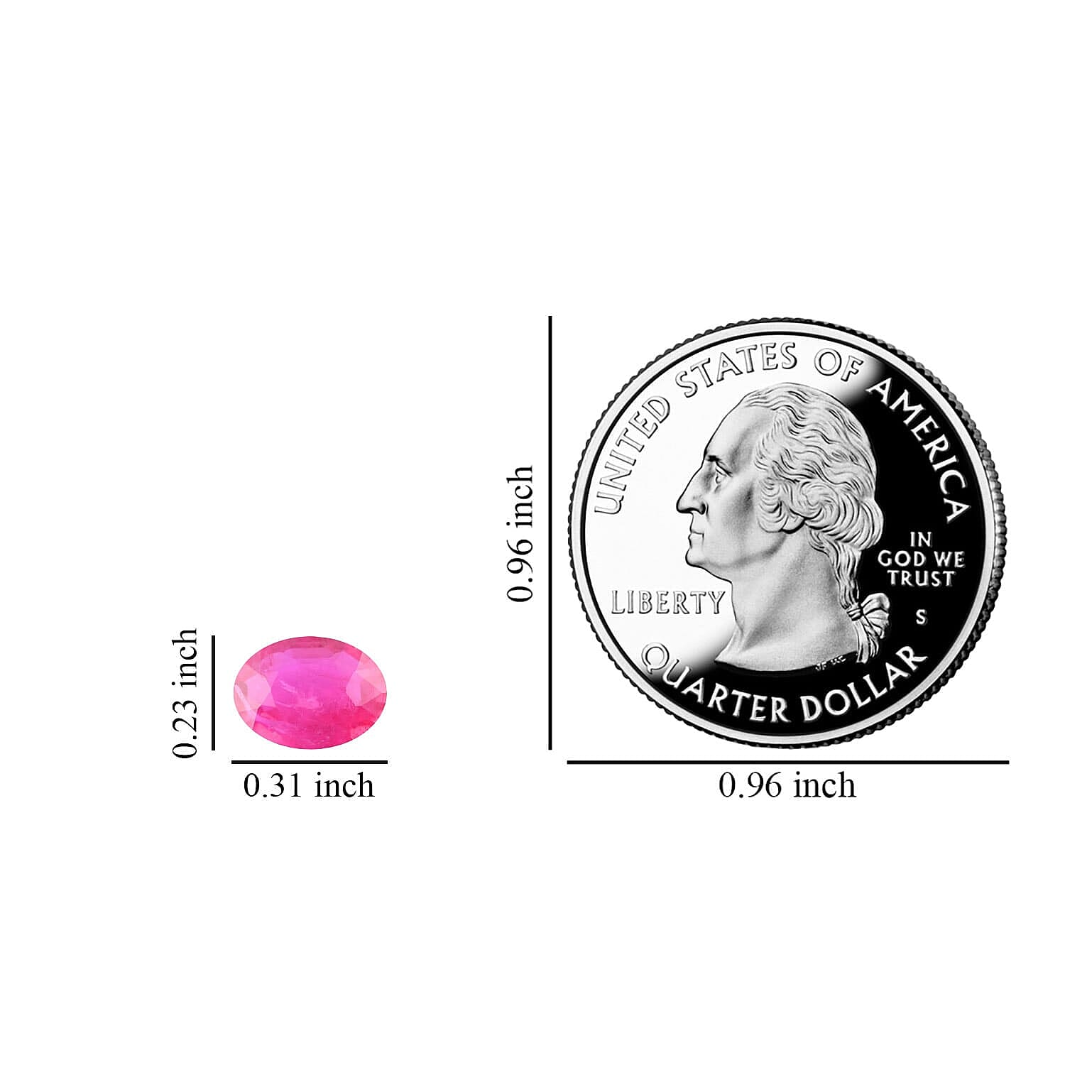 1.2 Ct. AAA Montepuez Ruby Loose Gemstone in Oval Shape (8x6 mm) 7188685 6