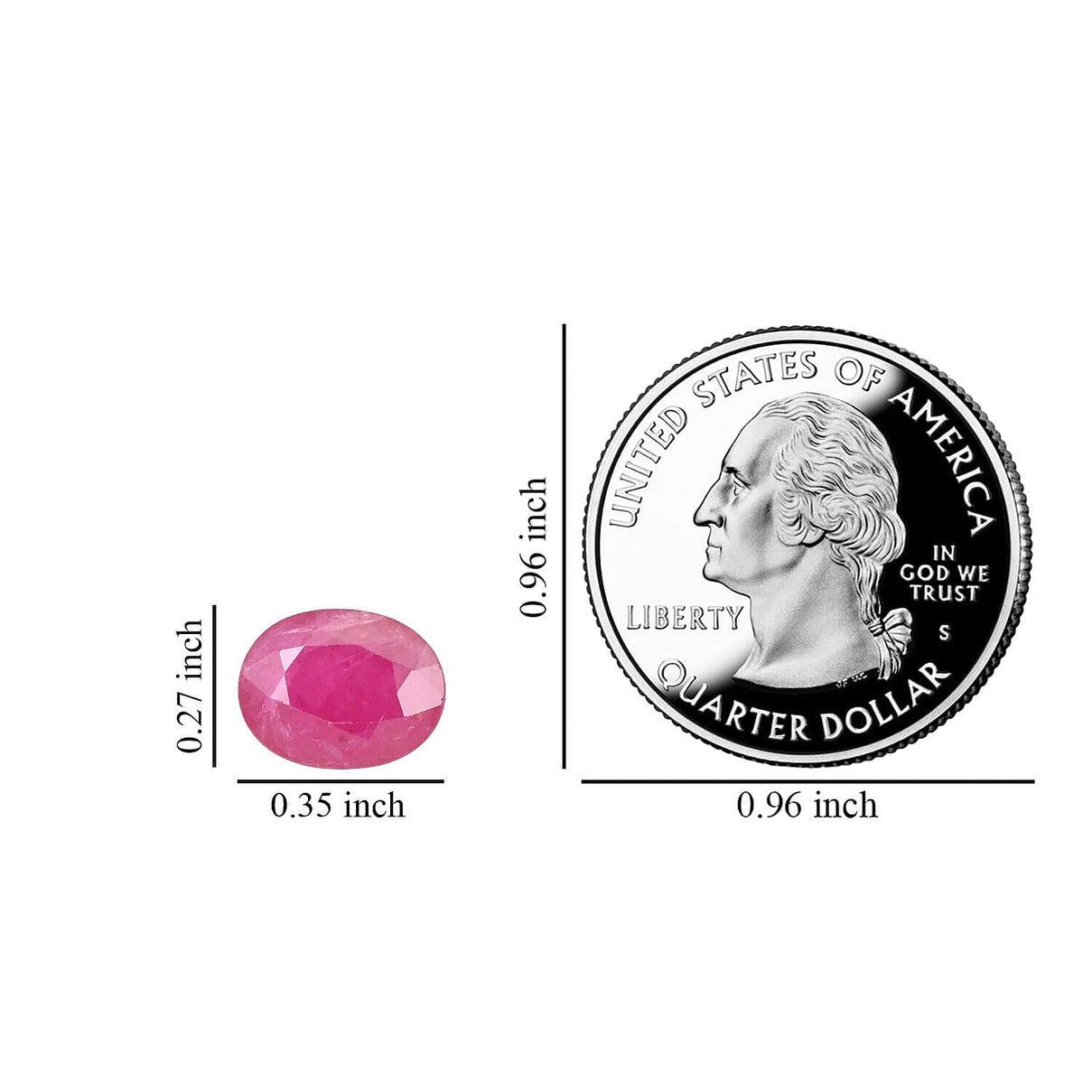 2 Ct. AAA Mozambique Ruby Loose Gemstone in Oval Shape (9x7 MM) 8019164 5