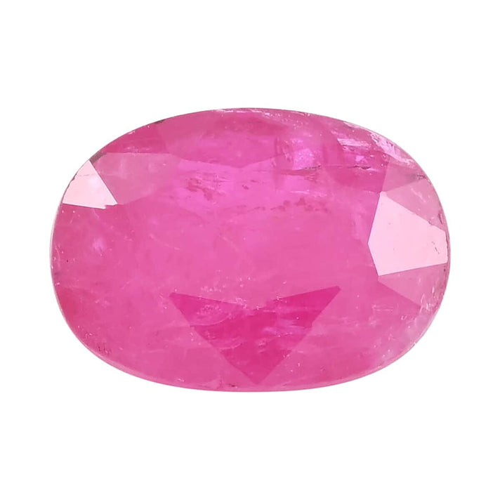 0.90 Ct. AAA Mozambique Ruby Loose Gemstone in Oval Shape (7x5 mm) 7631542 2