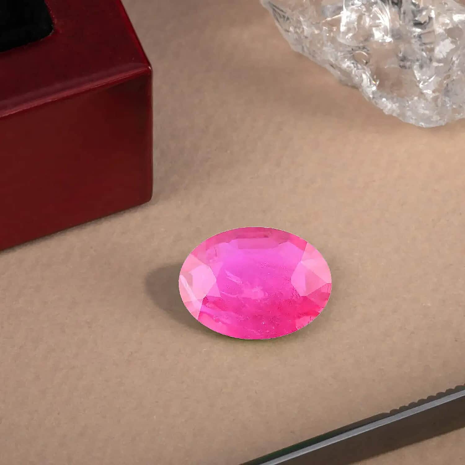 1.2 Ct. AAA Montepuez Ruby Loose Gemstone in Oval Shape (8x6 mm) 7188685 9