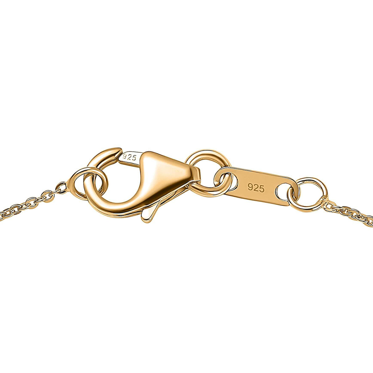 Mozambique Ruby Bubble Pendant with Chain (Size 20) in 18K Yellow Gold Vermeil Plated Sterling Silver 4297221 6