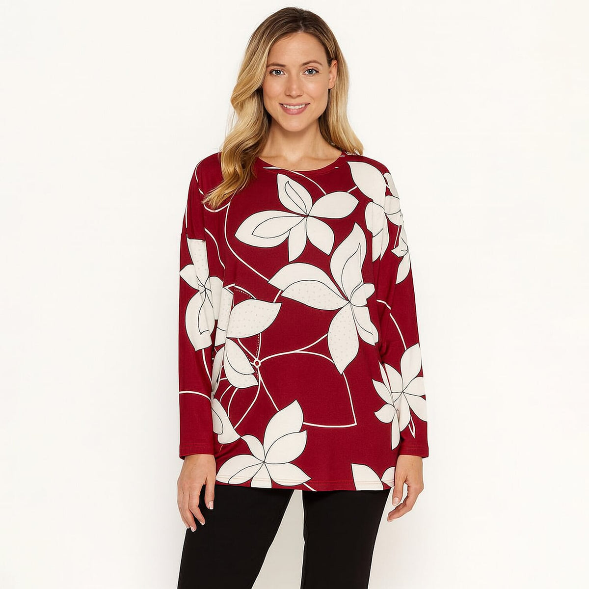 Mudflower Knitted Top (Size - Large) - Pink V32622779 0