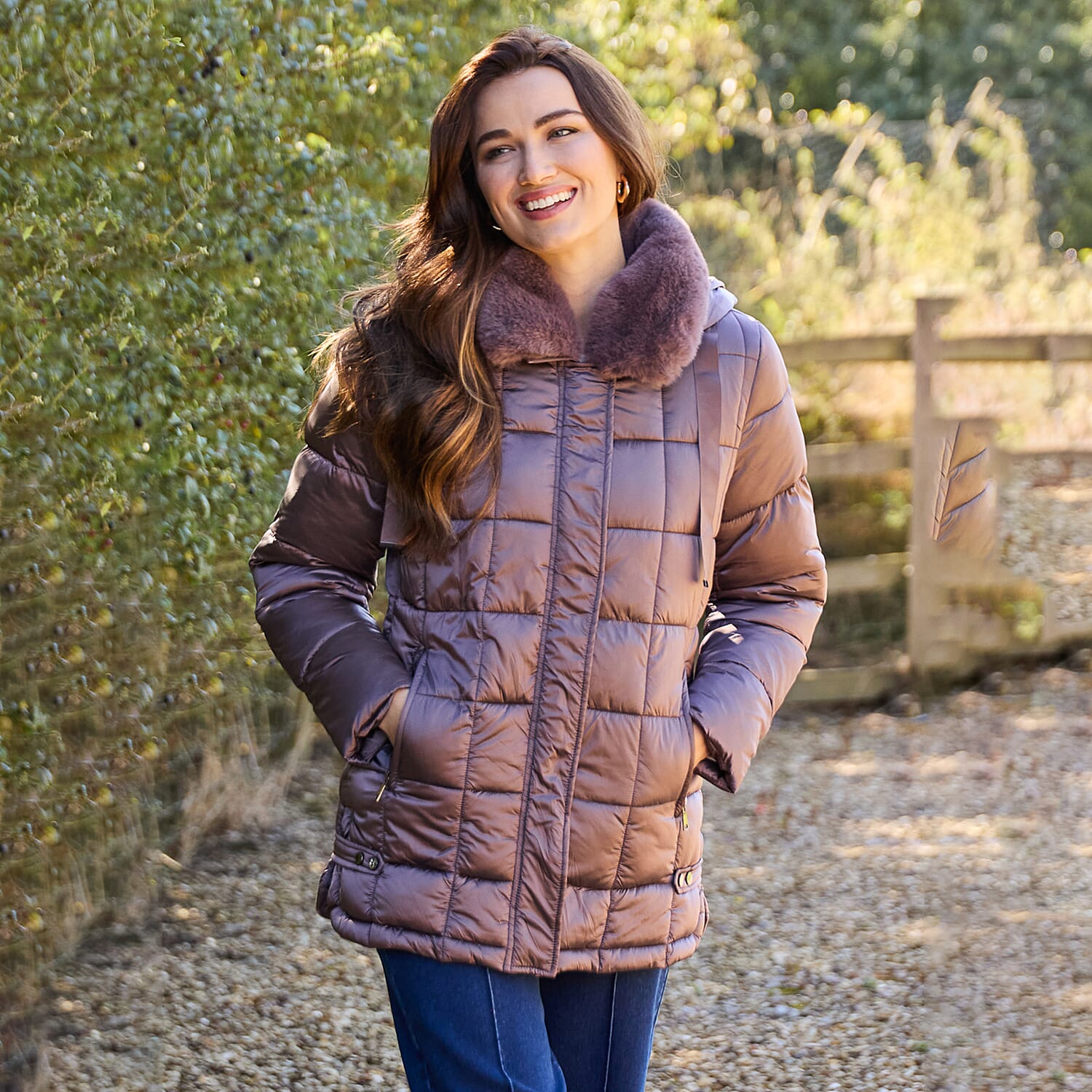 Mudflower Woven Jacket - Purple 7998611 2