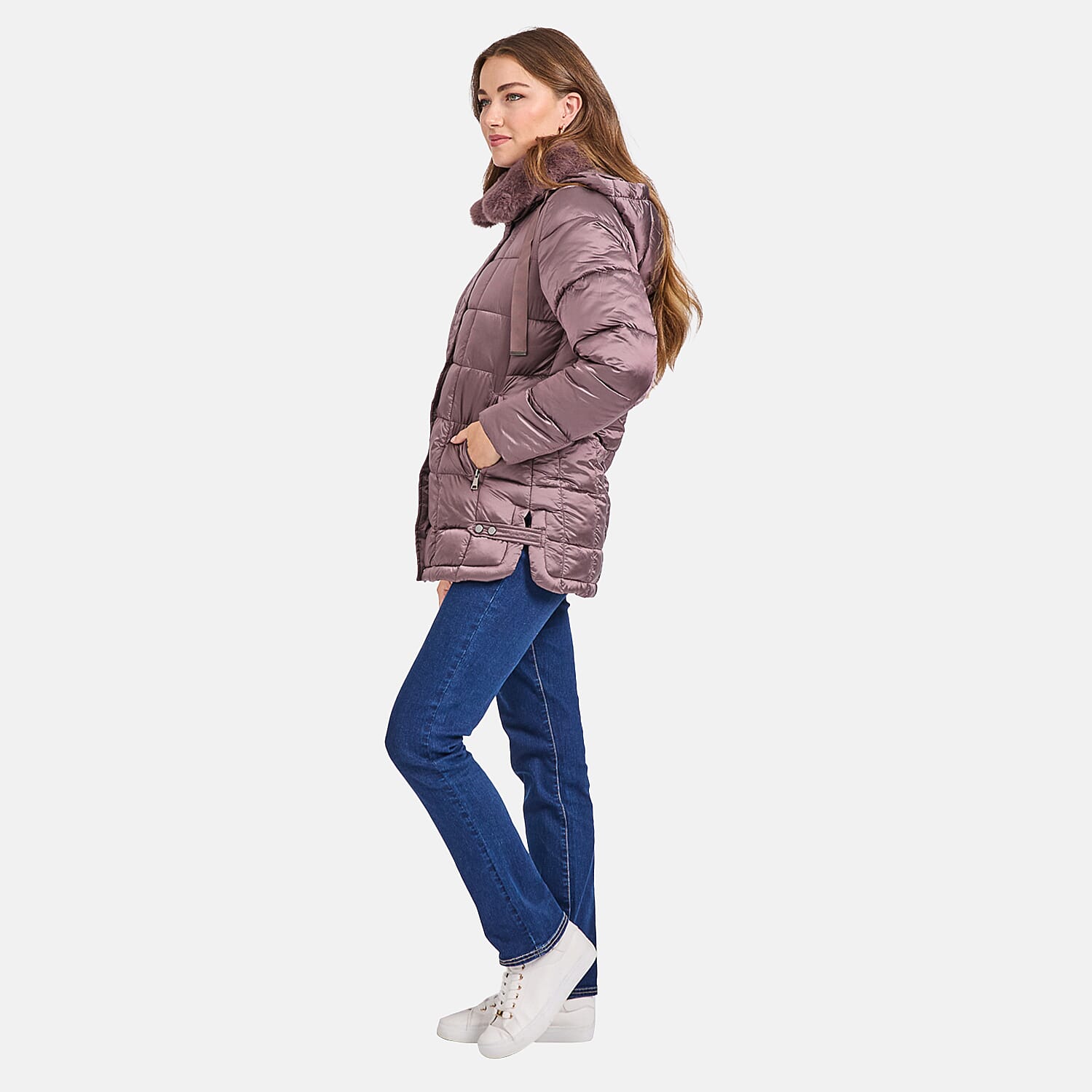 Mudflower Woven Jacket - Purple 7998611 3