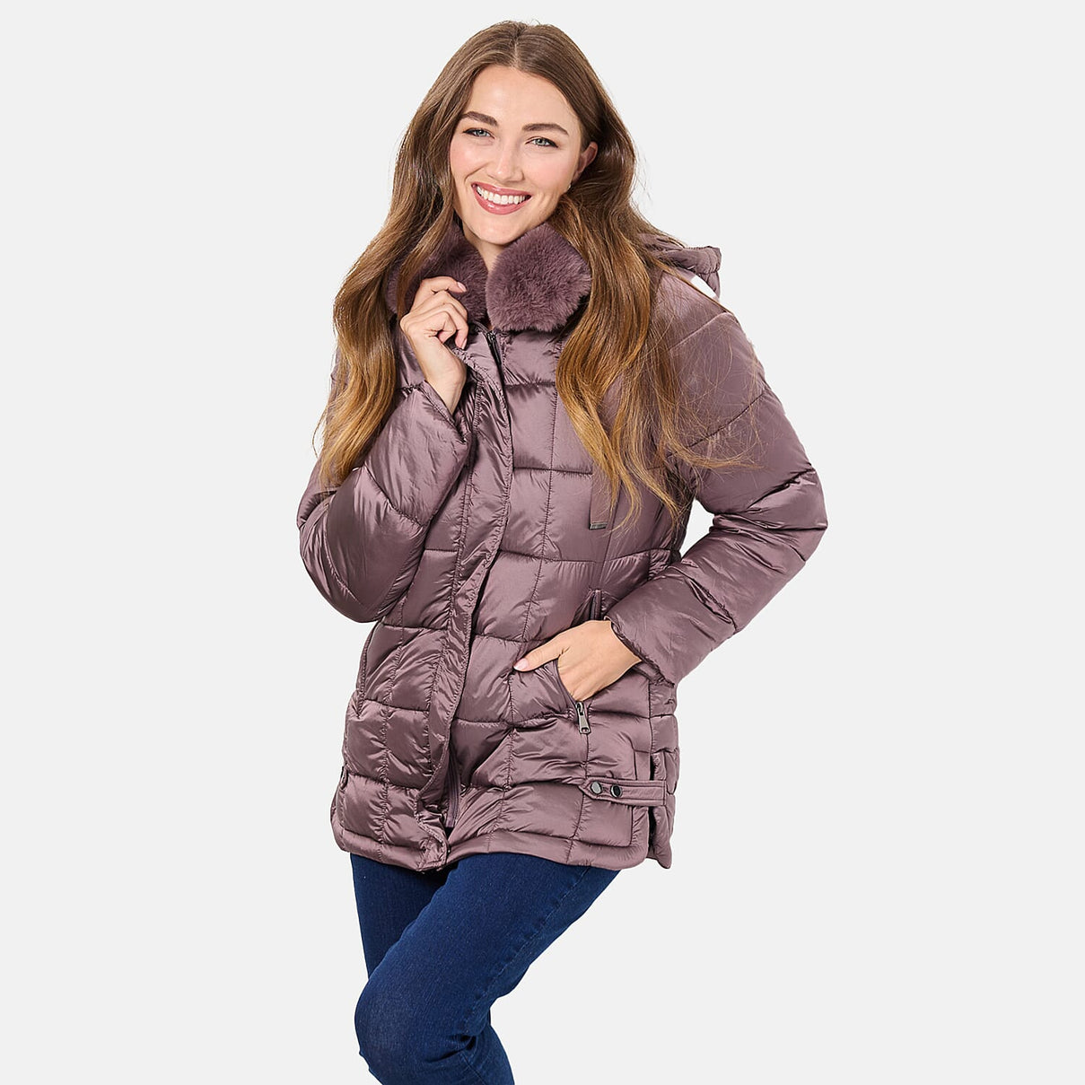 Mudflower Woven Jacket - Purple 7998611 6