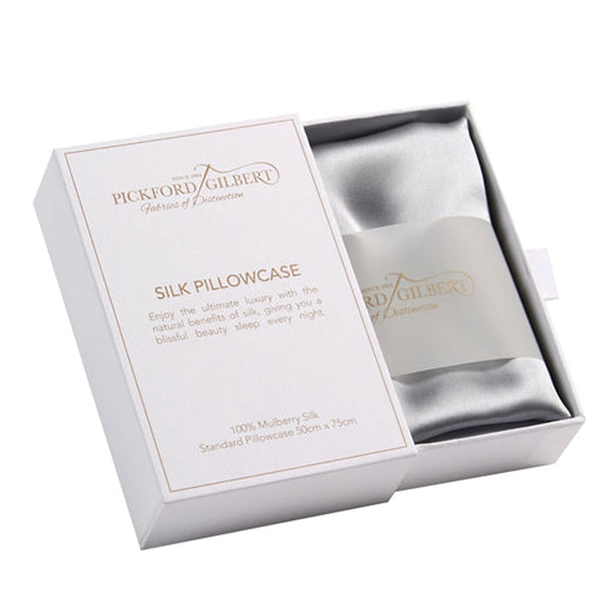 Pickford Gilbert - Pure Mulberry Silk Pillowcase - Grey 7842167 3