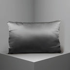 100% Mulberry Both Side Silk Pillowcase (Size-50x75cm) - Dark Grey