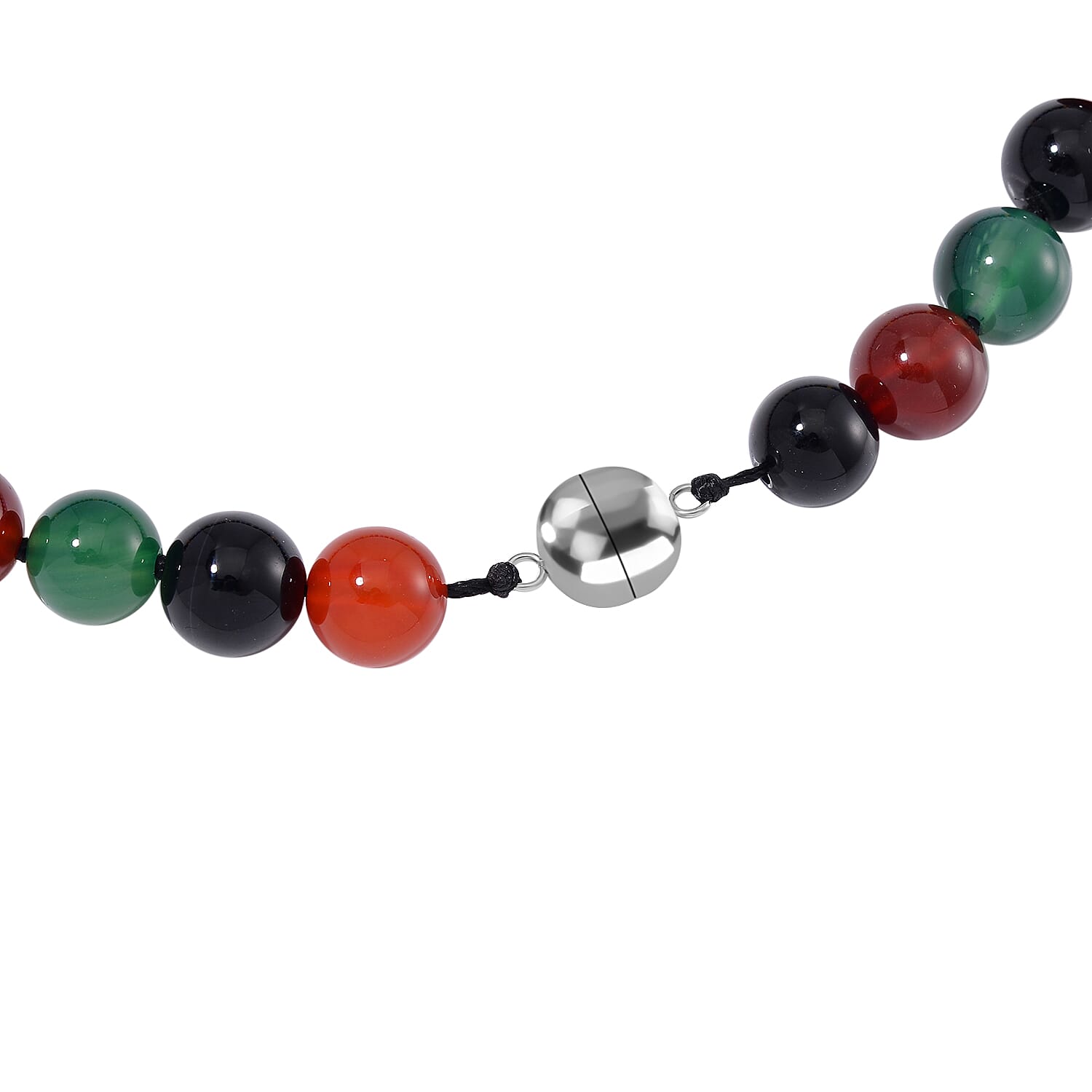 Multi Agate Necklace (Size - 20) with Magnetic Clasp 470.00 Ct 7964266 8