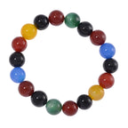 Multi Agate  Stretchable Bracelet 200.00 ct