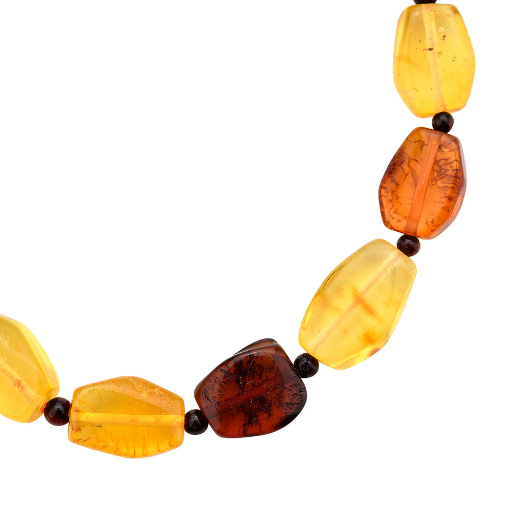Natural Baltic Amber Stretchable Bracelet (Size 7.7-5)