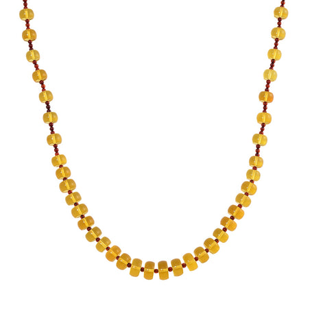 Rare Tucson Find - Natural Honey and Cognac Amber Necklace (Size - 22) with Screw Clasp 100.00 Ct. 8086519 1