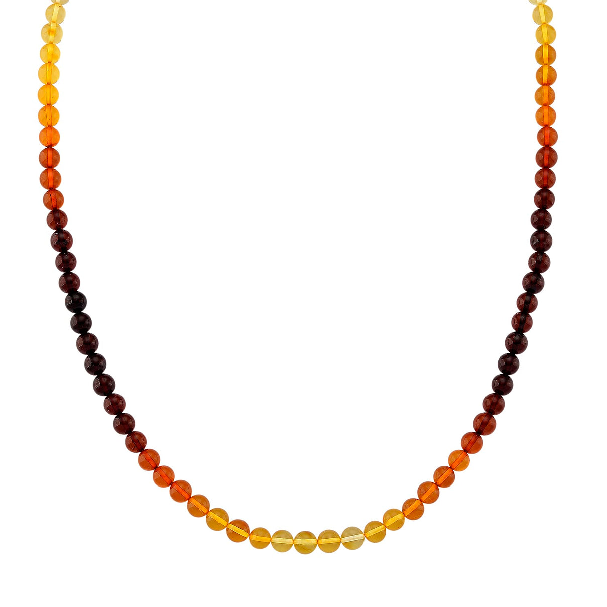 Multi Colour Amber Stone Necklace 60 Ct. 8166880 0